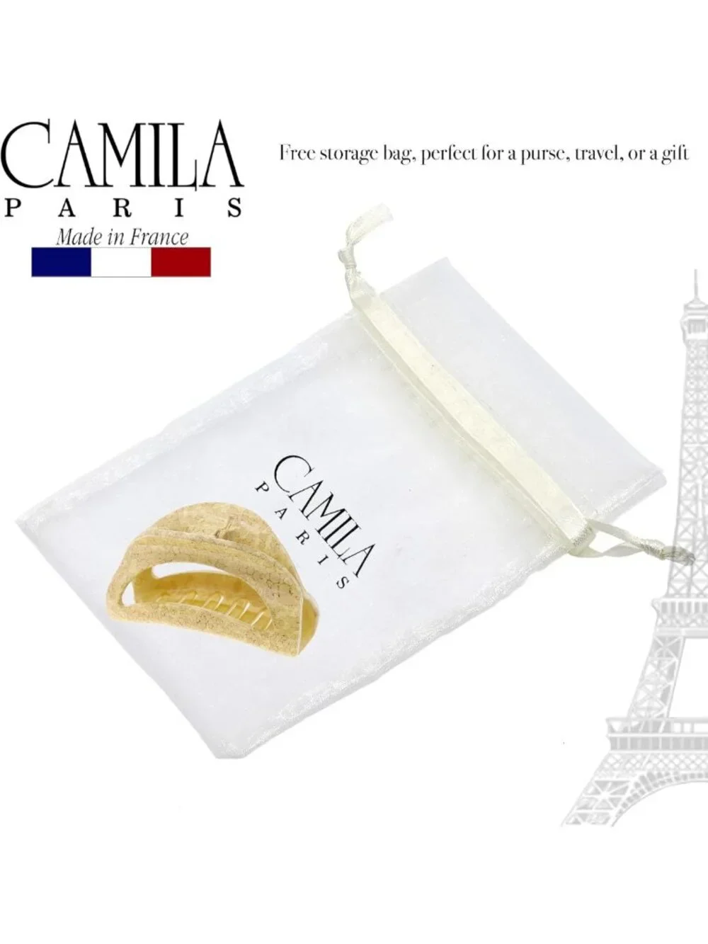 Durable Big Claw Hair Clip for Thick, Long, Curly Hair - Strong Hold, No Slip